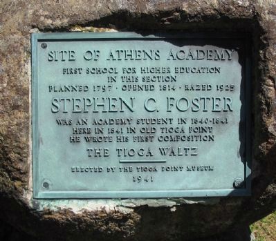 Site of Athens Academy Marker. Click for full size. Site of Athens Academy Marker image. Click for full size.