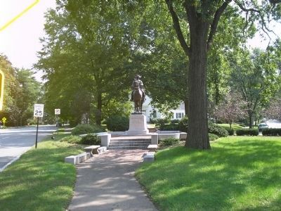 Equestrian Statue of Washington image. Click for full size.