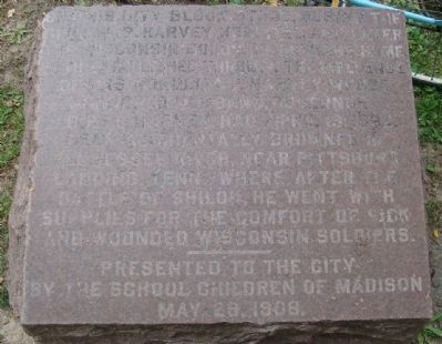 Harvey Hospital Marker. Click for full size. Harvey Hospital Marker image. Click for full size.