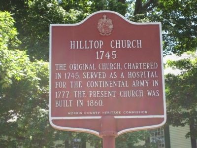 Hilltop Church Marker image. Click for full size.