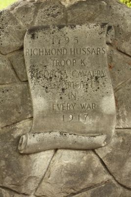 Troop K Georgia Cavalry Marker image. Click for full size.