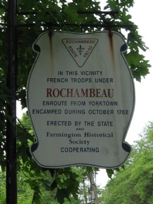 Rochambeau Route 1781-82 Marker image. Click for full size.