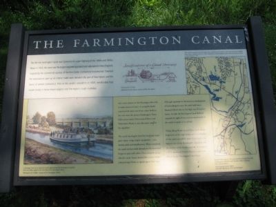 The Farmington Canal Marker image. Click for full size.
