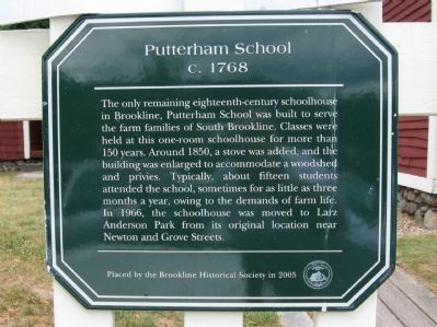 Putterham School Marker image. Click for full size.