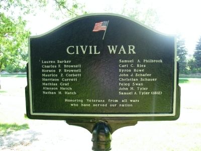 Civil War Veteran Marker image. Click for full size.