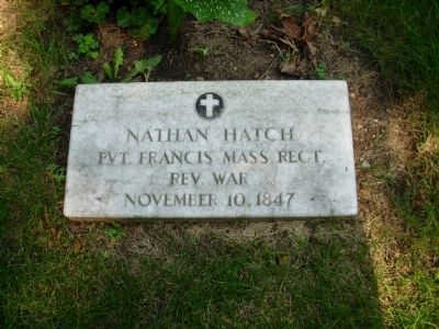 Nathan Hatch Grave Marker image. Click for full size.