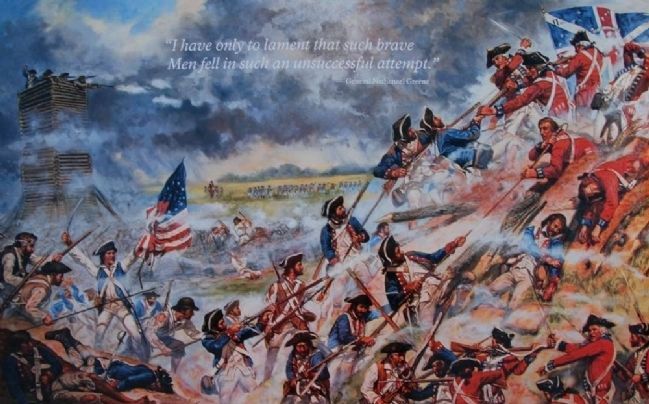 Assault on the Star Fort. Click for full size. Assault on the Star Fort image. Click for full size.