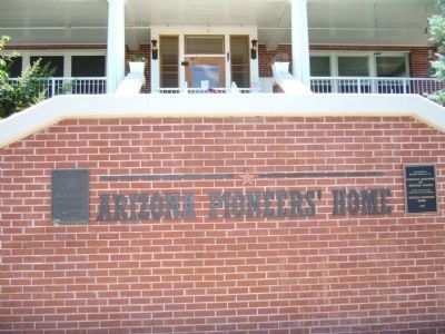 Arizona Pioneers' Home Marker image. Click for full size.