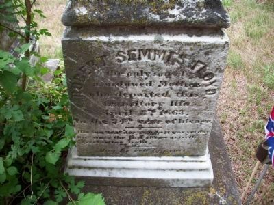 Grave of Robert Semmes Floyd, CSA and brother of Anne Olivia Floyd image. Click for full size.