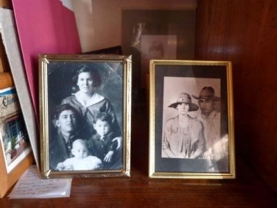 Trujillo Family Photos Displayed in the Trading Post image. Click for full size.