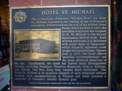 Hotel St. Michael Marker image. Click for full size.
