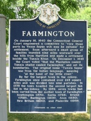 Farmington Marker image. Click for full size.