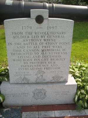 Stony Point Cannon Memorial Marker image. Click for full size.