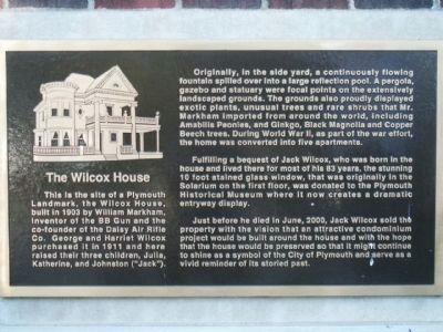 The Wilcox House Marker image. Click for full size.