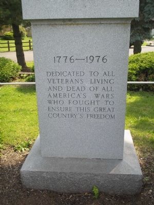 Stony Point Veterans Monument Marker image. Click for full size.