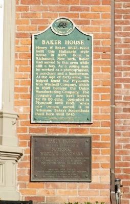 Baker House Markers image. Click for full size.