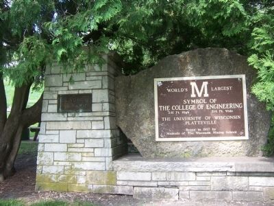 World's Largest M Marker. Click for full size. World's Largest M Marker image. Click for full size.