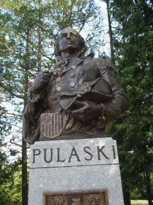 Closeup of Pulaski Bust image. Click for full size.