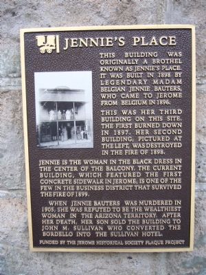 Jennie's Place Marker image. Click for full size.