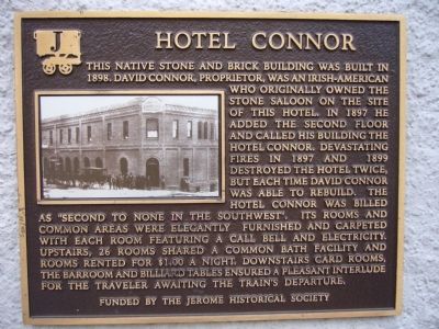 Hotel Connor Marker image. Click for full size.