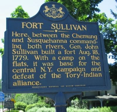 Fort Sullivan Marker image. Click for full size.