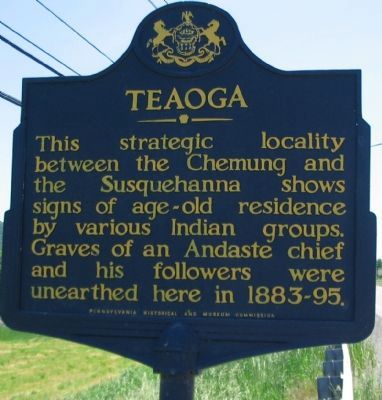 Teaoga Marker image. Click for full size.