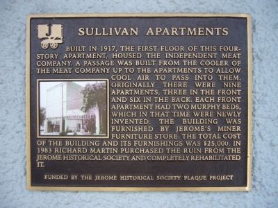 Sullivan Apartments Marker image. Click for full size.
