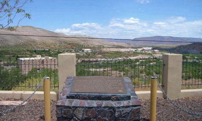 United Verde Copper Company Smelter Marker with the Verde Valley in the Background image. Click for full size.