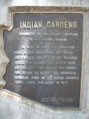 Indian Gardens Marker image. Click for full size.