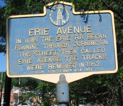 Erie Avenue Marker image. Click for full size.