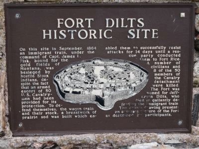 Fort Dilts Historic Site Marker image. Click for full size.