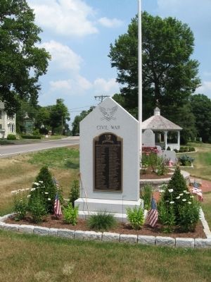Burlington Civil War Monument image. Click for full size.
