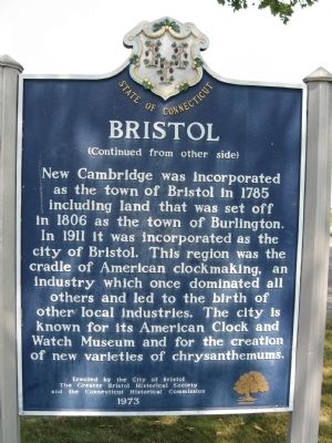 Bristol Marker. Click for full size. Bristol Marker image. Click for full size.