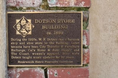 Dotson Store Building Marker image. Click for full size.