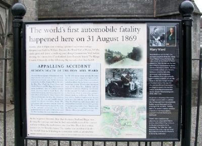 The world's first automobile fatality Marker image. Click for full size.