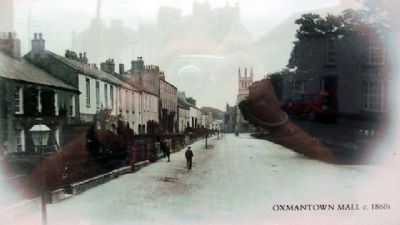 "Oxmantown Mall, c.1860s" Photo on Marker image. Click for full size.