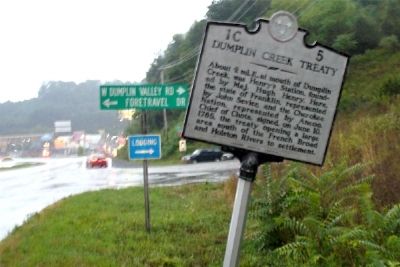 Dumplin Creek Treaty Marker image. Click for full size.