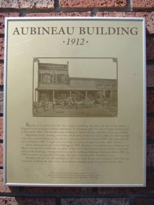 Aubineau Building Marker image. Click for full size.