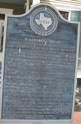 McCampbell House Marker image. Click for full size.