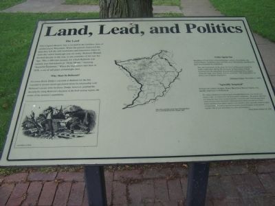 Land, Lead, and Politics Marker. Click for full size. Land, Lead, and Politics Marker image. Click for full size.