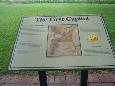 The First Capitol Marker image. Click for full size.