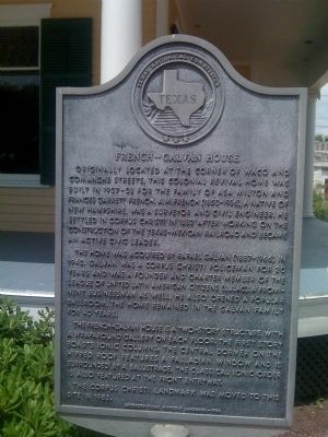 French-Galvan House Marker image. Click for full size.