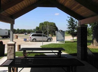 Wide view of the Historic Council Bluffs / Noted Council Bluffs Residents Marker. Click for full size. Wide view of the Historic Council Bluffs / Noted Council Bluffs Residents Marker image. Click for full size.