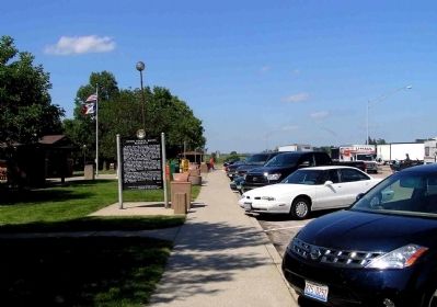 Wide view of the Historic Council Bluffs / Noted Council Bluffs Residents Marker image. Click for full size.