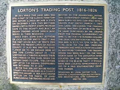 Lorton's Trading Post Marker image. Click for full size.