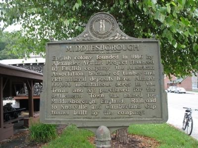 Middlesborough Marker image. Click for full size.