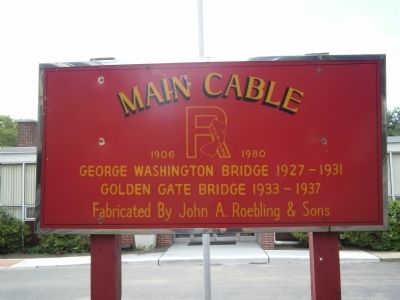 Main Cable Marker image. Click for full size.