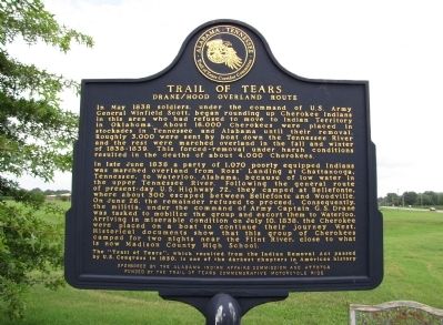 Trail of Tears Marker image. Click for full size.