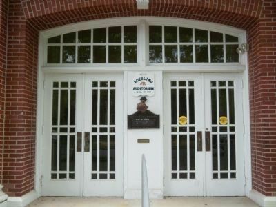 Roebling Auditorium entrance image. Click for full size.