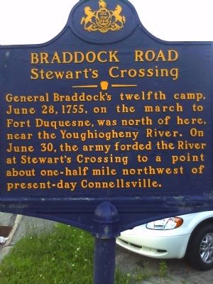 Braddock Road Marker image. Click for full size.